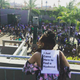 Ayana Evans, wearing her sign in Brooklyn, N.Y., Aug. 9, 2015
Instagram